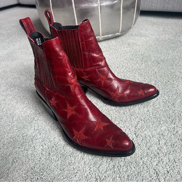 Old Gringo Red Star Ankle Boots - Picture 6 of 15